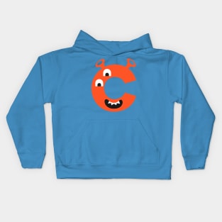 C Letter Kids Hoodie